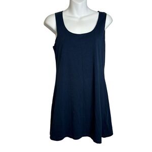 Crea Concept Cotton Blend Blue Long Tank Top Size 40 US 8